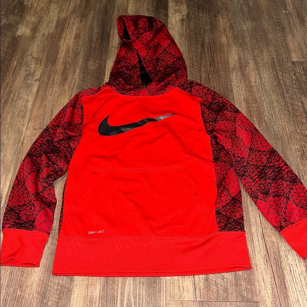 Nike Boys Red‎ & Black  Hoodie size S